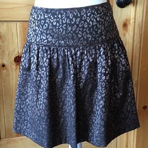 Banana Republic leopard print skirt